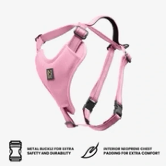 Nandog Pet Gear Neoprene Sport Dog Harness - Pink Size : M - Picture 5 of 6